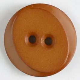 Preisreduziert Polyamidknopf rund mit ovalem Einsatz mit 2 Löchern – Größe: 18mm – Farbe: beige – Art.Nr. 267618