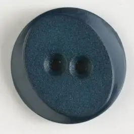 Neue Ware Polyamidknopf rund mit ovalem Einsatz mit 2 Löchern – Größe: 18mm – Farbe: marineblau – Art.Nr. 261200