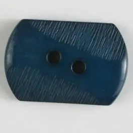 Großhandel Polyamidknopf mit teilweise schrägen Rillen mit 2 Löchern – Größe: 25mm – Farbe: marineblau – Art.Nr. 310778