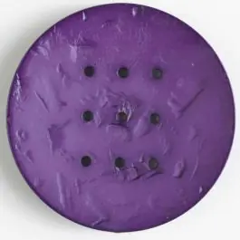 Polyamidknopf rund mit 9 Löchern zum Individualisieren mit Garn -Größe: 60mm – Farbe: lila – Art.Nr. 410198 Garantierte Lieferung
