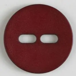 Expressversand Polyamidknopf schlicht mit 2 ovalen Knopflöchern – Größe: 38mm – Farbe: weinrot – Art.Nr. 377615