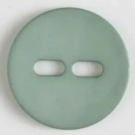 Original Polyamidknopf schlicht mit 2 ovalen Knopflöchern – Größe: 38mm – Farbe: grün – Art.Nr. 377614