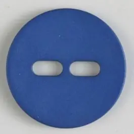 Bestseller Polyamidknopf schlicht mit 2 ovalen Knopflöchern – Größe: 38mm – Farbe: blau – Art.Nr. 377612