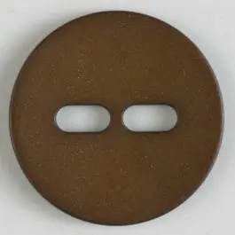 Jetzt Bestellen Polyamidknopf schlicht mit 2 ovalen Knopflöchern – Größe: 20mm – Farbe: braun – Art.Nr. 267611