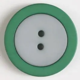 Zweiteiliger Polamidknopf mit Löchern – Größe: 25mm – Farbe: grau – Art.Nr. 330819 Versand Am Gleichen Tag