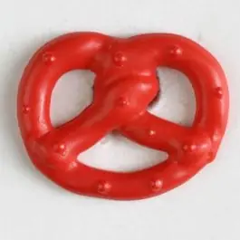 Brezenknopf mit Öse – Größe: 20mm – Farbe: rot – Art.Nr. 281025 Sichere Zahlung