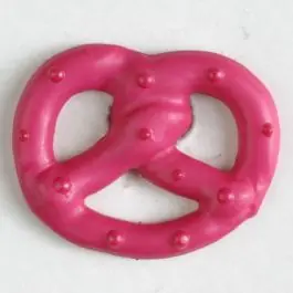 Billig Brezenknopf mit Öse – Größe: 20mm – Farbe: pink – Art.Nr. 281024