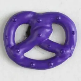 Brezenknopf mit Öse – Größe: 20mm – Farbe: lila – Art.Nr. 281022 Großhandel