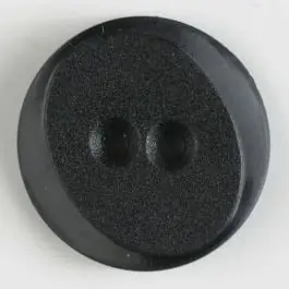 Polyamidknopf rund mit ovalem Einsatz mit 2 Löchern – Größe: 30mm – Farbe: schwarz – Art.Nr. 341062 Gratis Versand