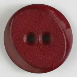 Polyamidknopf rund mit ovalem Einsatz mit 2 Löchern – Größe: 23mm – Farbe: weinrot – Art.Nr. 317625 Limited Edition