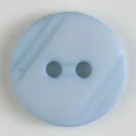 Jetzt Zugreifen Blusenknopf mit seitlichen Streifen mit 2 Löchern – Größe: 13mm – Farbe: blau – Art.Nr. 217603
