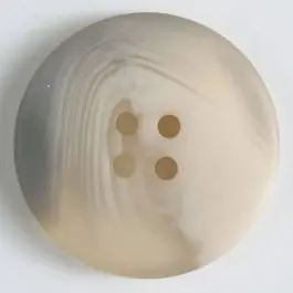 Echt Polyesterknopf mit auffälliger Marmorstruktur mit 4 Löchern – Größe: 34mm – Farbe: beige – Art.Nr. 400229