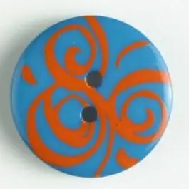 Rabatt Modeknopf – Größe: 20mm – Farbe: orange – Art.-Nr.: 310672