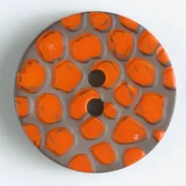Markenprodukt Modeknopf – Größe: 28mm – Farbe: orange – Art.-Nr.: 340892