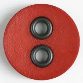 Gleich Bestellen Kunststoffknopf mit Metalllöchern – Größe: 32mm – Farbe: orange – Art.Nr. 400083