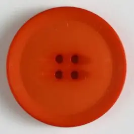 Kunststoffknopf schlicht mit erhobenem Rand mit 4 Löchern – Größe: 38mm – Farbe: orange – Art.Nr. 372612 Jetzt Bestellen