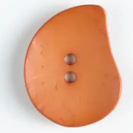 Großer Knopf, asymmetrische Tropfenform – Größe: 50mm – Farbe: orange – Art.Nr. 390155 Bestpreis