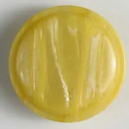 Neue Ware Kunststoffknopf mit dezentem Muster – Größe: 15mm – Farbe: gelb – Art.Nr. 231362