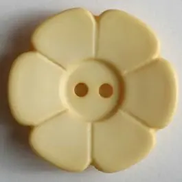 Preisknaller Quiltingknopf in Form einer hübschen Blume – Größe: 15mm – Farbe: gelb – Art.Nr. 219110
