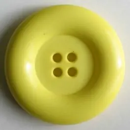Finale Aktion Modeknopf mit Wulstrand – Größe: 45mm – Farbe: gelb – Art.Nr. 360338
