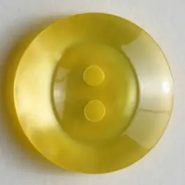 Schneller Versand Kunststoffknopf schlicht mit 2 Löchern – Größe: 13mm – Farbe: gelb – Art.Nr. 180247
