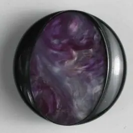 Kostenfreie Lieferung Kunststoffknopf wunderschön marmoriert – Größe: 23mm – Farbe: rot – Art.Nr. 310122