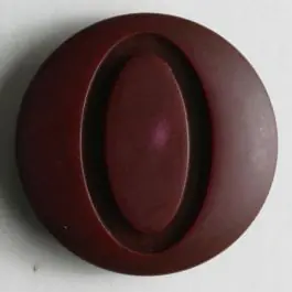 Kunststoffknopf mit ovaler Ausfräsung – Größe: 28mm – Farbe: rot – Art.Nr. 330453 Sale