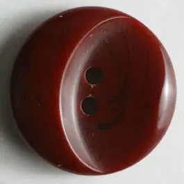 Preisknaller Kunststoffknopf mit ovaler Ausbuchtung – Größe: 23mm – Farbe: rot – Art.Nr. 300555