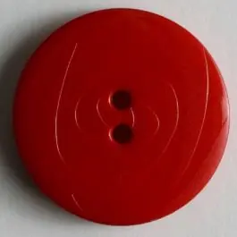 Knallerangebot Modeknopf abwechselnd matt und glänzend, 2 Loch – Größe: 23mm – Farbe: rot – Art.Nr. 250724