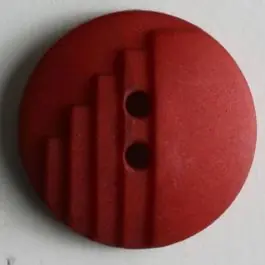 Modeknopf mit stufenförmigen Kerben, 2 Loch – Größe: 23mm – Farbe: rot – Art.Nr. 280484 Sichere Zahlung