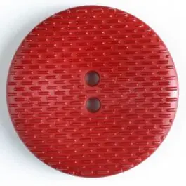 Neue Kollektion Modeknopf mit gestrichelten Linien, 2 Loch – Größe: 38mm – Farbe: rot – Art.Nr. 352518