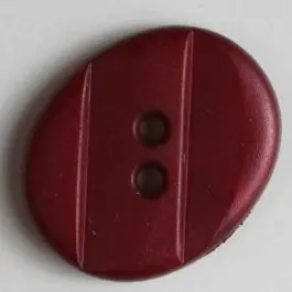Saisonangebot Modeknopf oval, dreifach unterteilt – Größe: 15mm – Farbe: rot – Art.Nr. 210969