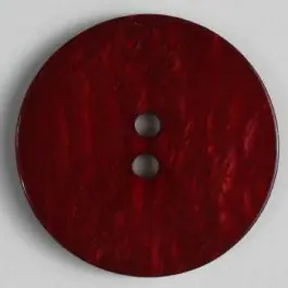 Abverkauf Kunststoffknopf mit unebener Oberfläche – Größe: 23mm – Farbe: rot – Art.Nr. 320591
