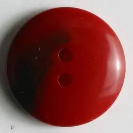 Direktkauf Kunststoffknopf mit dezentem Muster – Größe: 25mm – Farbe: rot – Art.Nr. 340149