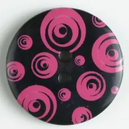 Modeknopf – Größe: 34mm – Farbe: pink – Art.-Nr.: 370476 Mengenrabatt