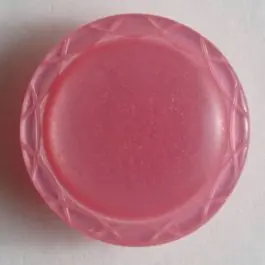 Aktuell Kunststoffknopf mit dekorativem Rand – Größe: 15mm – Farbe: pink – Art.Nr. 230612
