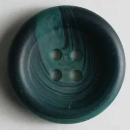 Anzugknopf mit Farbverlauf und vier Löchern – Größe: 23mm – Farbe: grün – Art.Nr. 260687 Letzte Chance