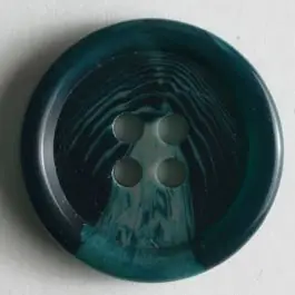 Anzugknopf mit Farbverlauf und vier Löchern – Größe: 15mm – Farbe: grün – Art.Nr. 201217 Neue Kollektion