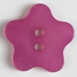 Exklusiv Modeknopf in Form einer Blüte – Größe: 23mm – Farbe: pink – Art.Nr. 370319