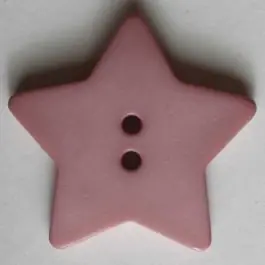 Top-Angebot Quiltingknopf in Form eines hübschen Sternes – Größe: 28mm – Farbe: pink – Art.Nr. 289045