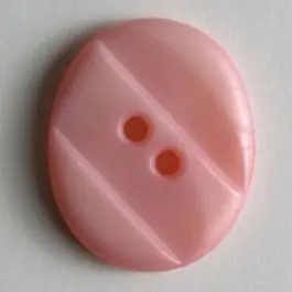 Modeknopf oval, dreifach unterteilt – Größe: 20mm – Farbe: pink – Art.Nr. 250612 Mega-Angebot