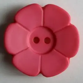 Quiltingknopf in Form einer hübschen Blume – Größe: 28mm – Farbe: pink – Art.Nr. 289094 Neue Kollektion