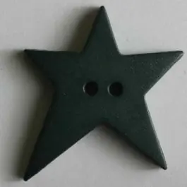 Sale Quiltingknopf in Form eines asymmetrischen Sternes – Größe: 28mm – Farbe: grün – Art.Nr. 259067