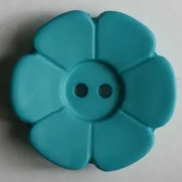 Sale Quiltingknopf in Form einer hübschen Blume – Größe: 28mm – Farbe: grün – Art.Nr. 289091