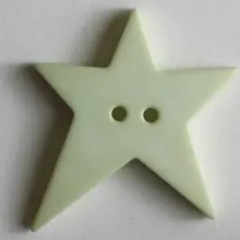 Quiltingknopf in Form eines asymmetrischen Sternes – Größe: 28mm – Farbe: grün – Art.Nr. 259078 Top-Preis