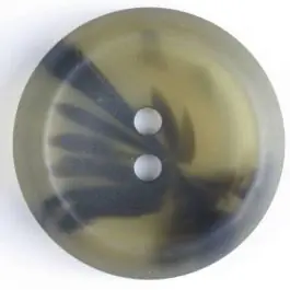 Beliebt 2-loch Kunststoffknopf mit geflammtem Dekor – Größe: 38mm – Farbe: grün – Art.Nr. 430053