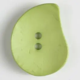Großer Knopf, asymmetrische Tropfenform – Größe: 50mm – Farbe: grün – Art.Nr. 390150 Begrenztes Angebot