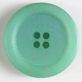 4-loch Kunststoffknopf mit breitem Rand – Größe: 28mm – Farbe: grün – Art.Nr. 380228 Sofort Bestellen