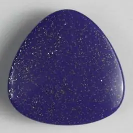 Kunststoffknopf dreieckig mit Glimmer – Größe: 20mm – Farbe: lila – Art.Nr. 270561 Limited Edition