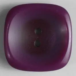 Kunststoffknopf quadratisch mit fließendem Rand – Größe: 30mm – Farbe: lila – Art.Nr. 380106 Begrenztes Angebot